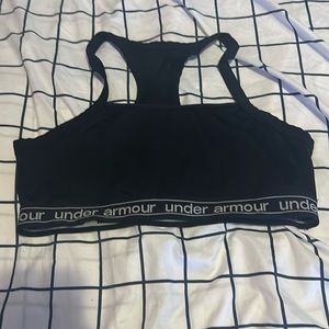 Black under armor sports bra.